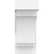 Ekena Millwork Standard Imperial Architectural Grade PVC Bracket With Block Ends, 5"W x 12"D x 12"H BKTP05X12X12IMP05 - alternate 2